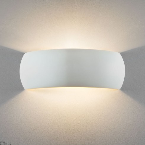 ASTRO Milo 400 1299002 half-round wall lamp made of white ceramics