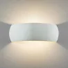 ASTRO Milo 400 1299002 half-round wall lamp made of white ceramics