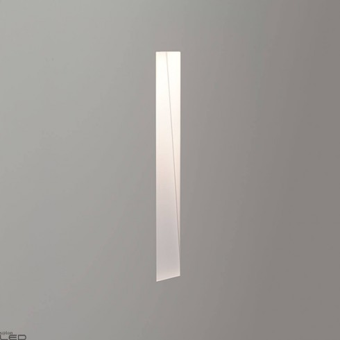ASTRO Borgo Trimless 200 white rectangular stair wall luminaire