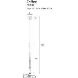 Maxlight COFFEE DUŻA Lampa wisząca LED P0338, P0373
