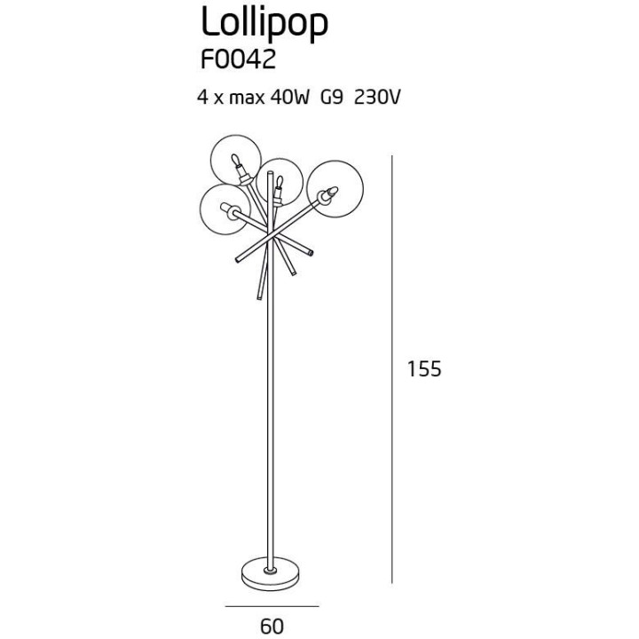 Maxlight LOLLIPOP F0042 Floor lamp