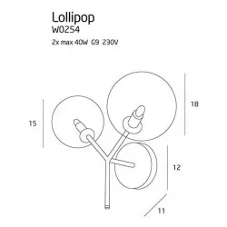 Maxlight LOLLIPOP W0254 Kinkiet