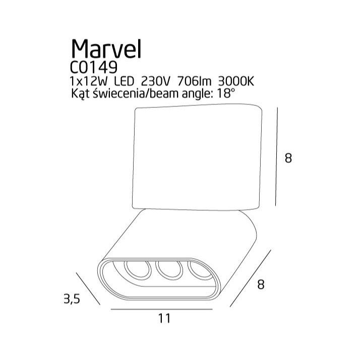 Maxlight MARVEL C0150 Plafon