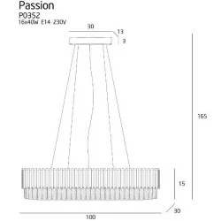 MAXlight PASSION P0352 Pendant lamp