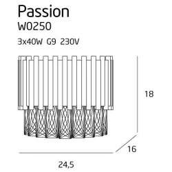 MAXlight PASSION W0250 Wall lamp