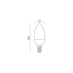 Bulb ORO E14 C30 20L SMD KALO Warm white 360 degrees