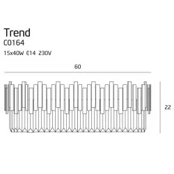 MAXlight TREND C164, C0165 Plafon