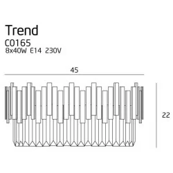 MAXlight TREND C164, C0165 Plafon