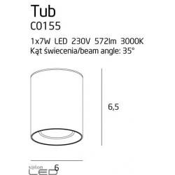 Maxlight TUB C0155, C0156 Plafond