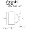 MAXlight VARSOVIA W0244 Sconce, short