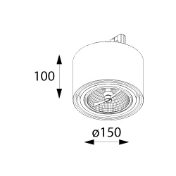 CLEONI Tuz T019Z4Th Track headlight