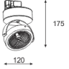 CLEONI Dedra T026A1Th Track headlight