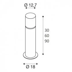 SLV ROX ACRYL 30/60/90 outdoor lamp IP44