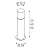 SLV ROX ACRYL 30/60/90 lampa ogrodowa E27 stal nierdzewna