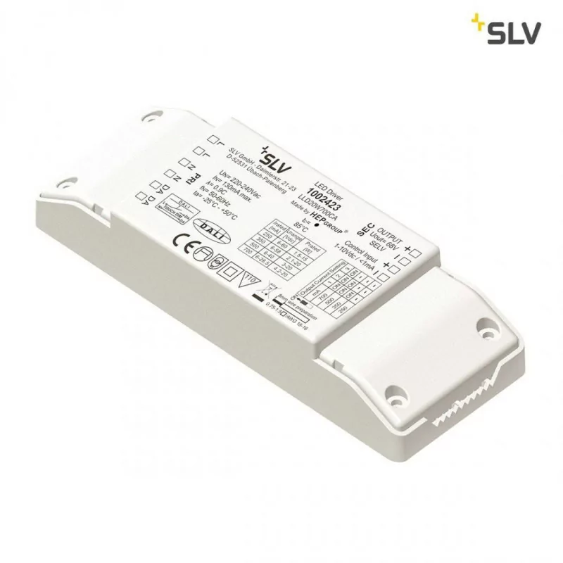 SLV Zasilacz LED DALI 20W 250-700mA 1002423