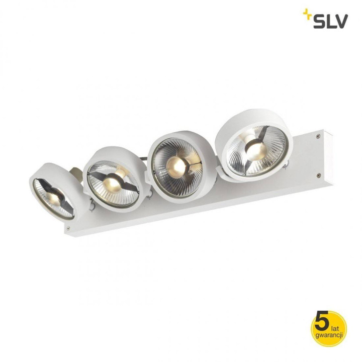 SLV KALU quad QPAR111 100202 alu, biały, czarny
