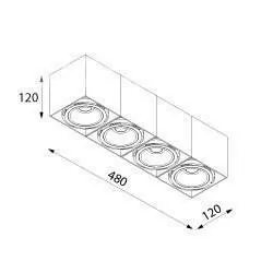 CLEONI TITO T113D5 Ceiling lamp