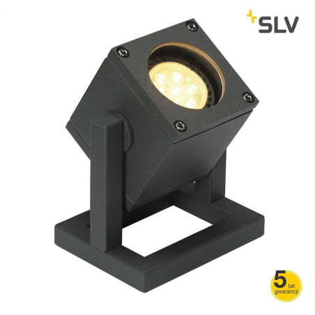 SLV CUBIX 132835 reflektor zewnętrzny IP44 antracyt GU10
