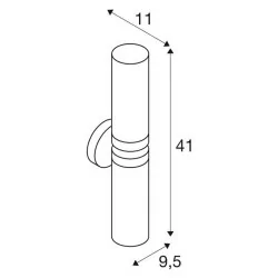 SLV WL 106 1002229 IP44 wall light