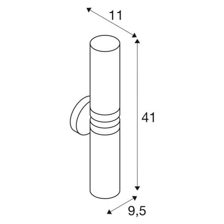 SLV WL 106 1002229 IP44 wall light