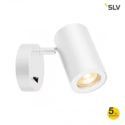 SLV ENOLA B QPAR51 wall light with switch