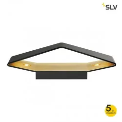 SLV CARISO 151740, 151741 wall light LED black-gold, white