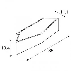 SLV CARISO 151740, 151741 czarno-złota, biała