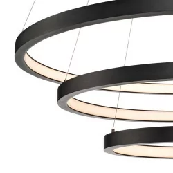 SLV ONE TRIPLE Dali pendant LED lamp 65W white, black 3000K/4000K