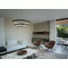 SLV ONE TRIPLE Dali pendant LED lamp 65W white, black 3000K/4000K