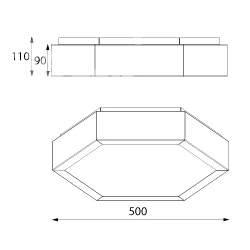 Cleoni PER Ceiling fixture E27