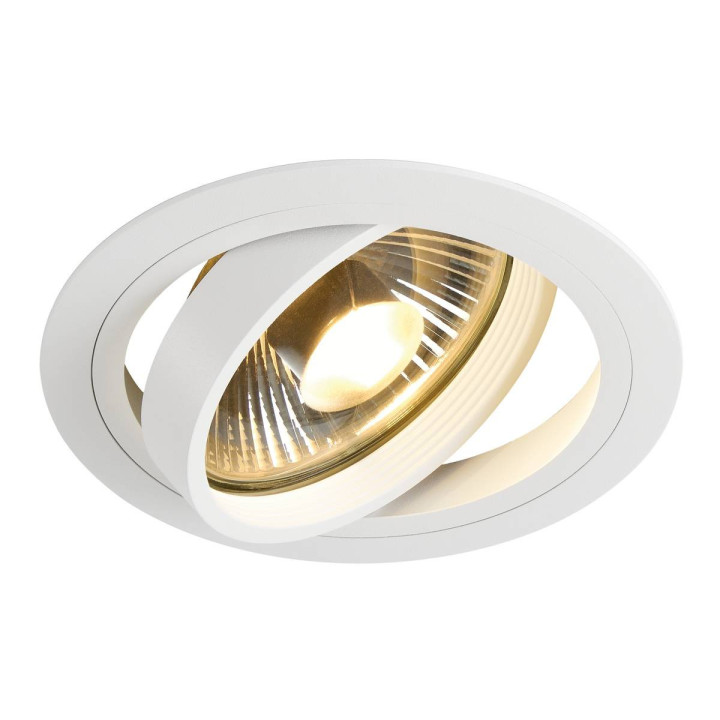 SLV NEW TRIA 150 ES111 round white, black
