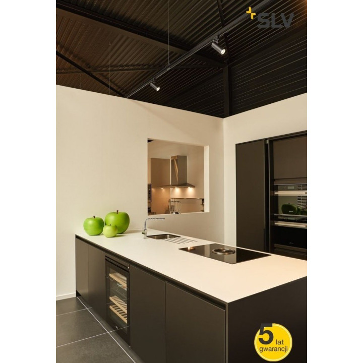 SLV HELIA 50 track reflektor LED 11W do szyny 3F bialy, czarny