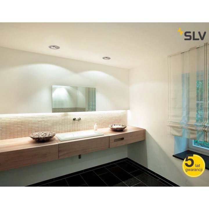 SLV NEW TRIA 150 ES111 round white, black