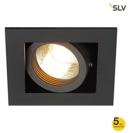 SLV KADUX 11551 single QPAR 51 alu, white, black 230V SLV KADUX 11551 single QPAR 51 alu, white, black 230V