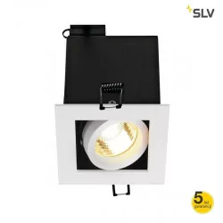 SLV KADUX 11551 single QPAR 51 alu, white, black 230V