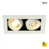 SLV KADUX 11552 double QPAR 51 alu, white, black 230V