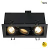 SPOTLINE KADUX 11553 triple QPAR 51 biała, czarna, alu 230V