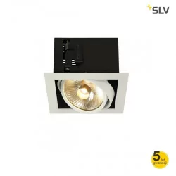 SLV KADUX 11554 single QPAR111 black, white, alu