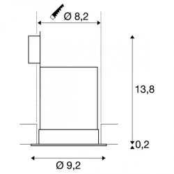 SLV CONTONE 161291 okrągła IP44 LED 16W 2000K-3000K