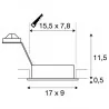 SLV New Tria 155 double QPAR51 230V