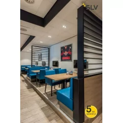 SLV New Tria 155 LED 14W podwójna biała, szara