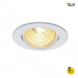 SLV New Tria 68 LED 12W 38° single, round recessed