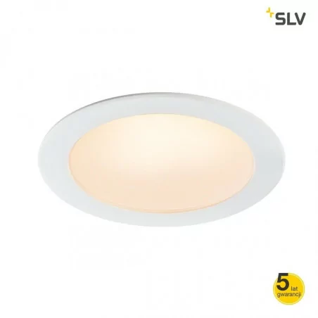 SLV AKALO D83 1001264 oprawa LED 9W biała temp. 3000/4200/5700K