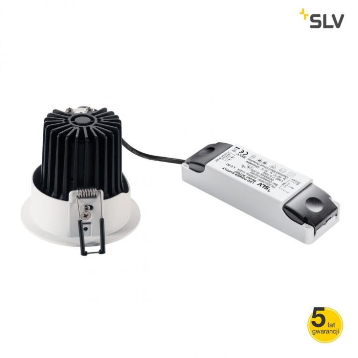 SLV H-LIGHT okrągła 114480 czarna LED 2700K