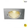 SPOTLINE New Tria 68 Square LED 11W biała, alu, czarna