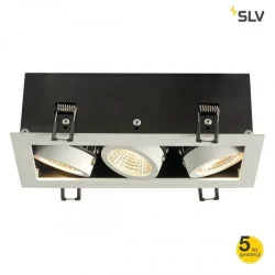 SPOTLINE KADUX 11572 potrójna LED 20W biała, czarna, alu