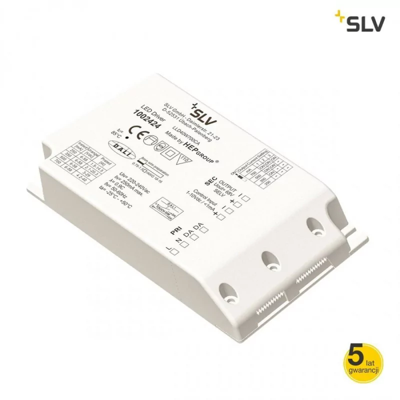 SLV LED Driver 1-10V/DALI 40W 700mA 1002424