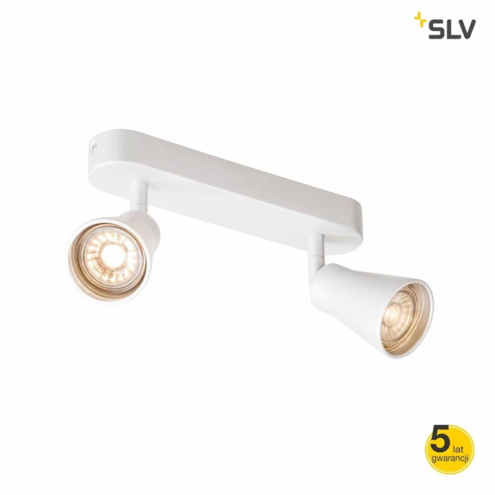SPOTLINE AVO podw&oacute;jna 1000889 reflektor 230V alu, biały, czarny