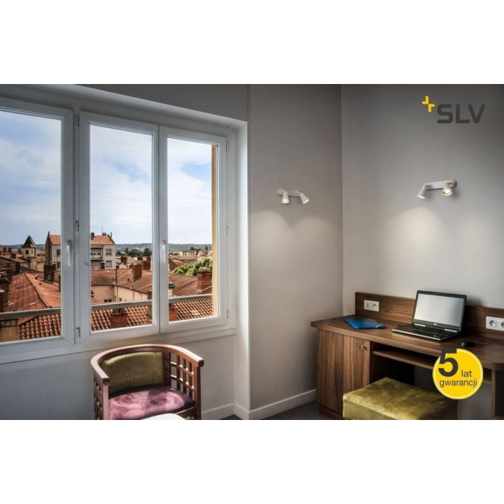 SPOTLINE AVO podw&oacute;jna 1000889 reflektor 230V alu, biały, czarny