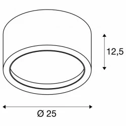 SLV FERA 25 ceiling light LED 21W